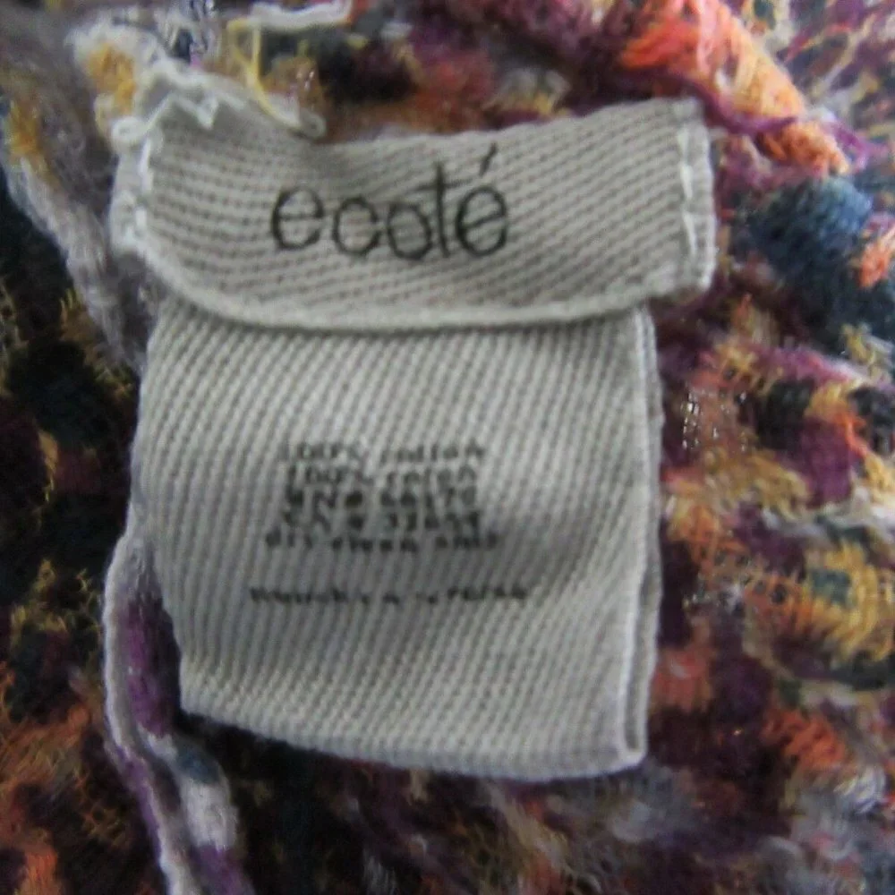Ecote Multi Color 100% Cotton Infinity Scarf